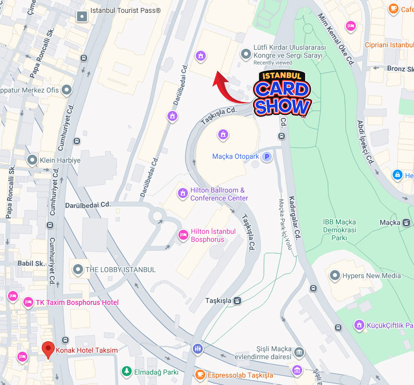 Konak Hotel Taksim konum